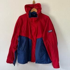 Vintage 90s American Eagle Outfitters Activesport red and blue hooded jacket XL